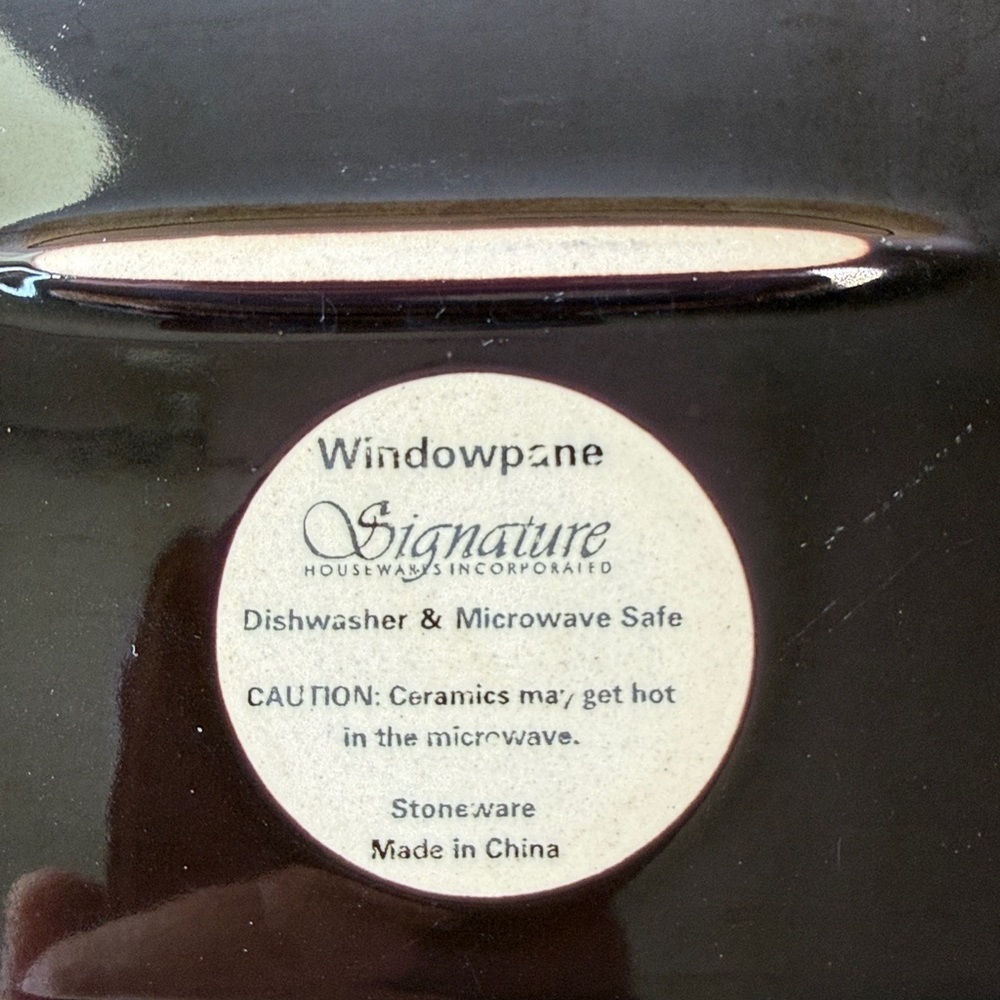 Colorful Rectangular Windowpane Ceramic Serving Dish - Picture 3 of 6